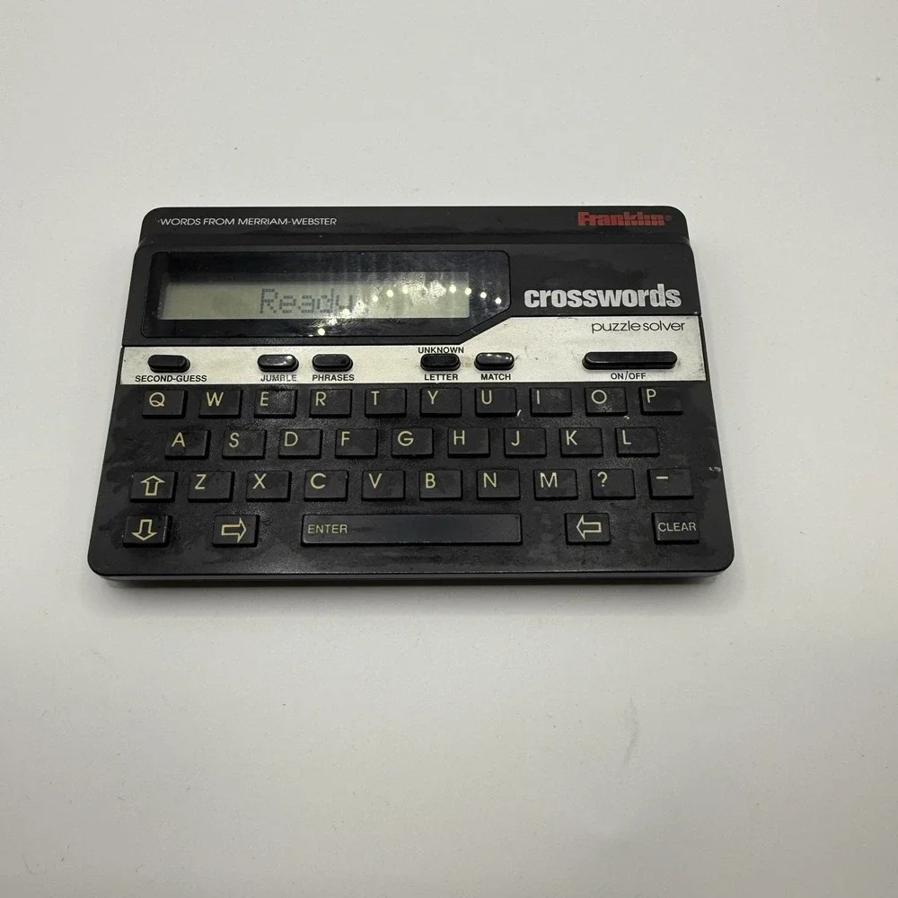 Franklin Crossword Puzzle Solver CW-60‎ Electronic Handheld - Tested.
